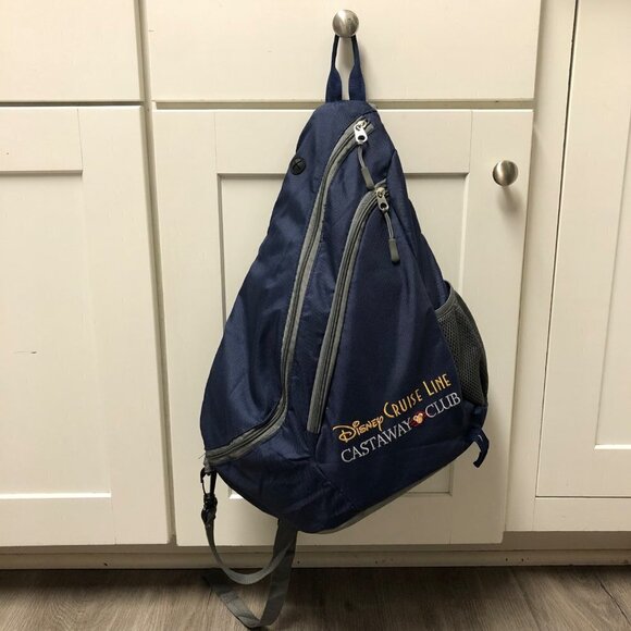 Vintage Disney Cruise Line Castaway Club Slingback Backpack Sling Bag Y2K 90s main image 12